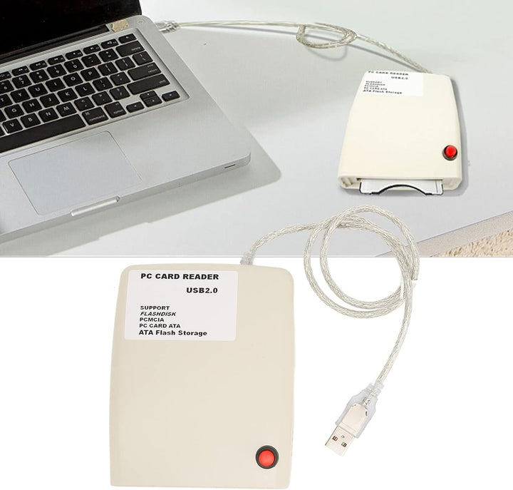 USB2.0 PCMCIA-Kartenleser, PC-Kartenleser, Unterstützt Speicherkarte, 68-PIN-PCMCIA-Karte auf USB-Ad