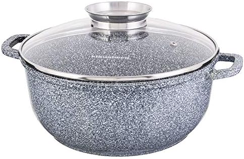 Topf mit Marmorbeschichtung Kochtopf Töpf GARNEK MARMUROWY (Ø20cm), Ø20cm