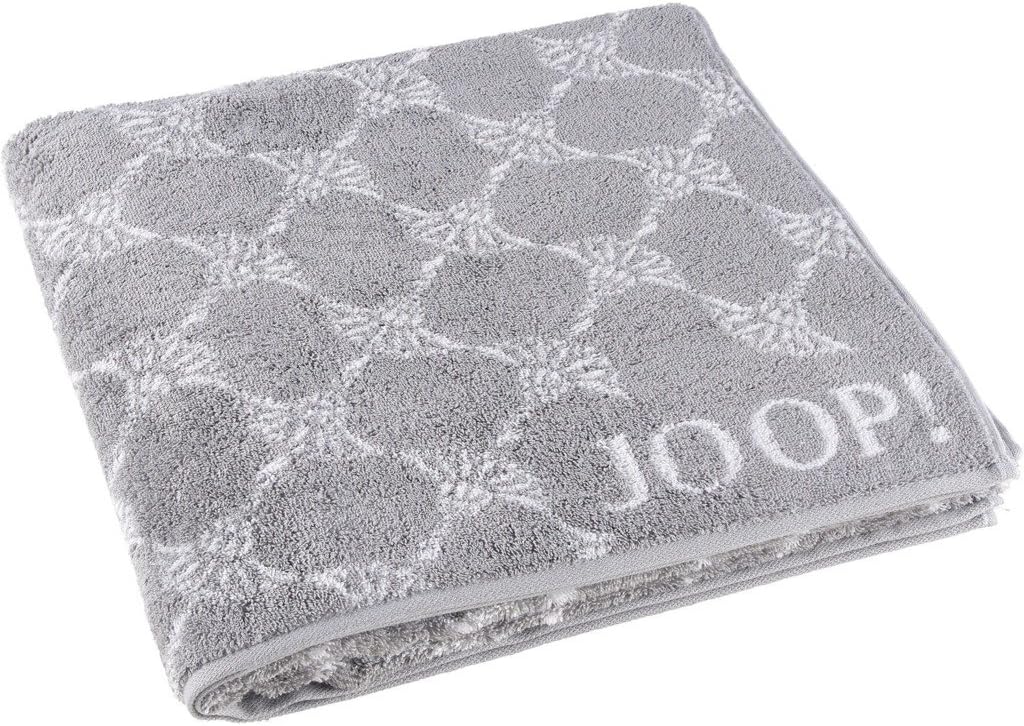 Joop! Duschtuch Classic Cornflower 1611 | 76 Silber - 80 x 150 Duschtuch 80x150 cm Silber, Duschtuch
