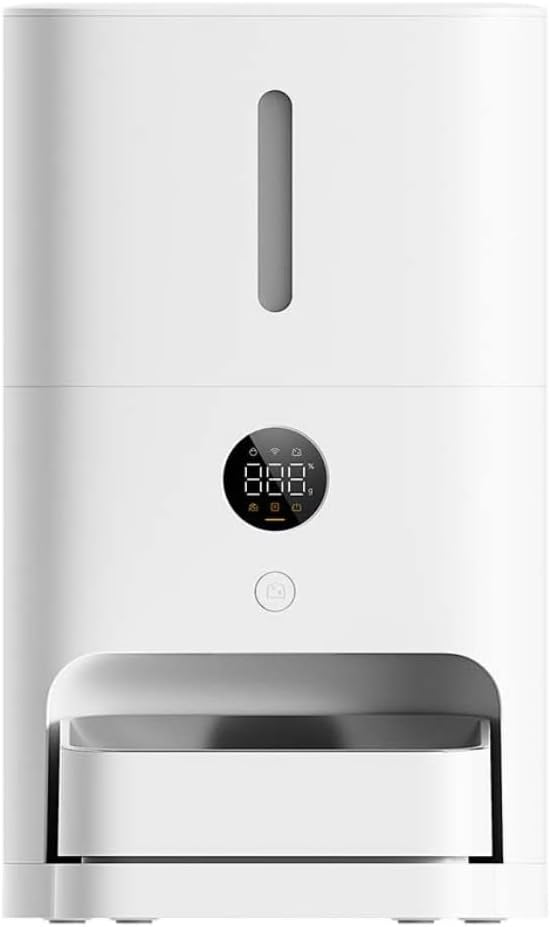 Xiaomi Smart Pet Food Feeder 2-5L grosses Futterfach für bis zu 2,5kg Trockenfutter, LED-Display, Gr