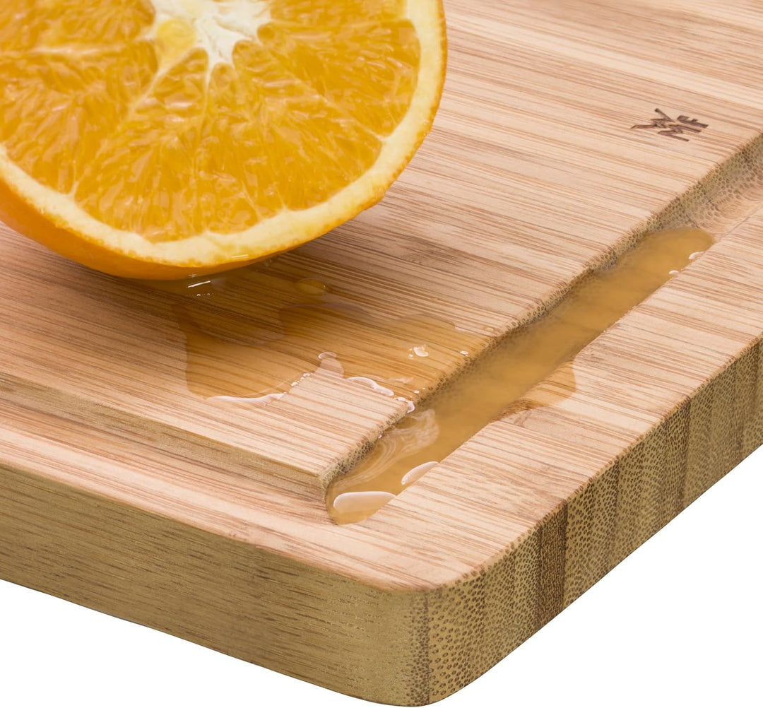 WMF Schneidebrett XL 40 x 32 x 4 cm, Holz & Schneidebrett Bambus natur, 38 x 25 x 1,9 cm, Bambus Bre