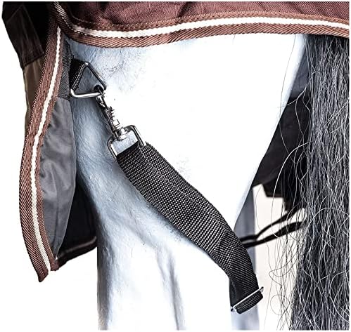 RL24 - Winterdecke High Neck 300g Füllung 600D BASICLINE braun/beige 125cm Braun/Beige (Altes Modell