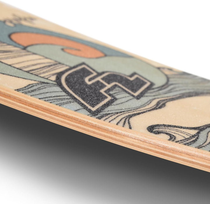 F2 Balance Board Peanut 86 x 32cm mit wählbarem Zubehör 2025/26 Balance Board + Korkrolle und Halbku