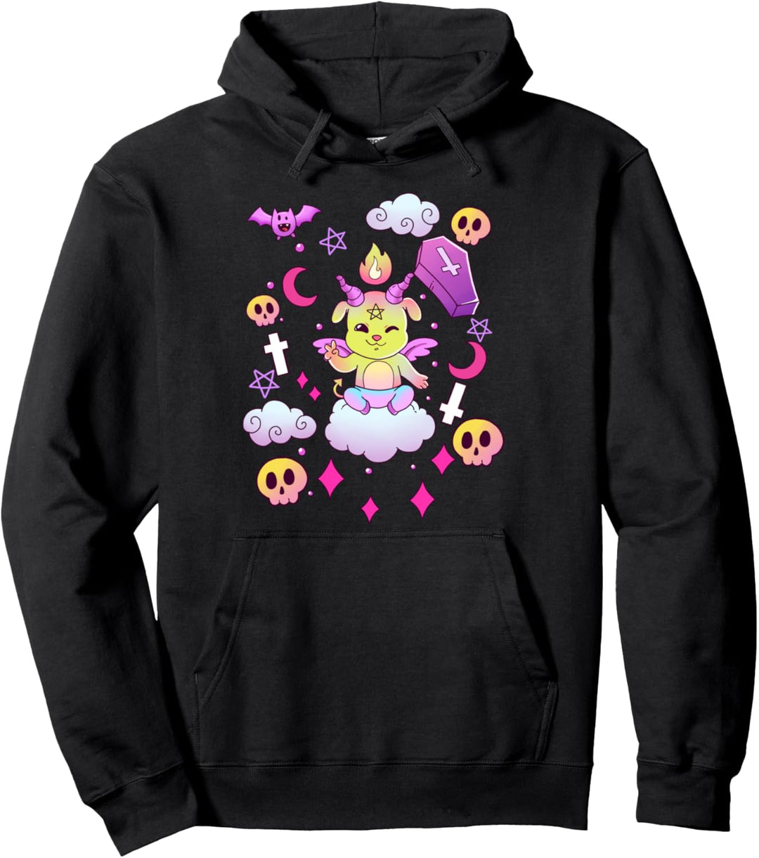 Kawaii Pastel Goth Gift Pullover Hoodie