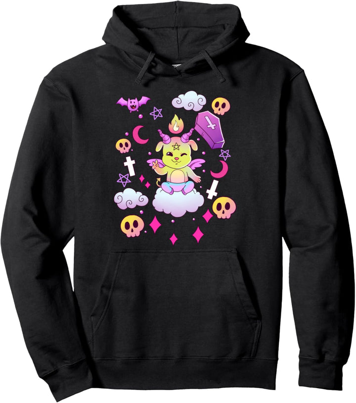 Kawaii Pastel Goth Gift Pullover Hoodie