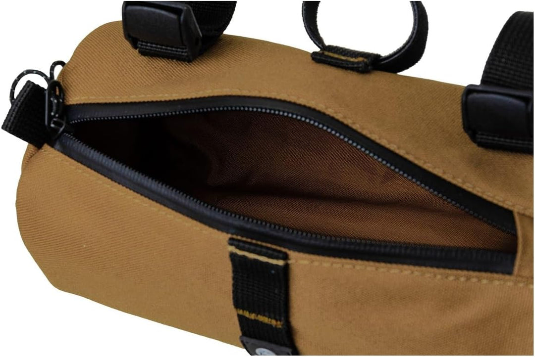 AGU Lenkertasche Roll Bag, 1,5L Fahrradtasche Lenker Vorne für Bikepacking, Wasserabweisend, Reflekt