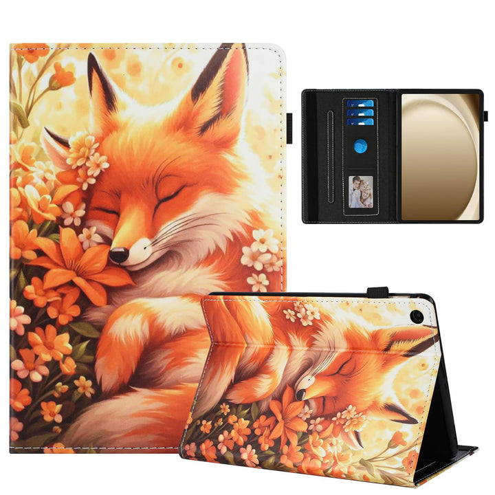 Rostsant Hülle für Samsung Galaxy Tab A9 Plus PU Leder Hülle Magnetischer Ständer Galaxy Tab A9 Plus