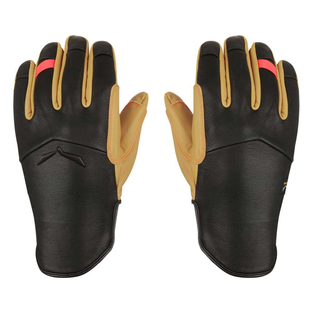 Salewa Damen Ortles Am W Leather Gloves handschuhe S Black Out/2500/6080, S Black Out/2500/6080
