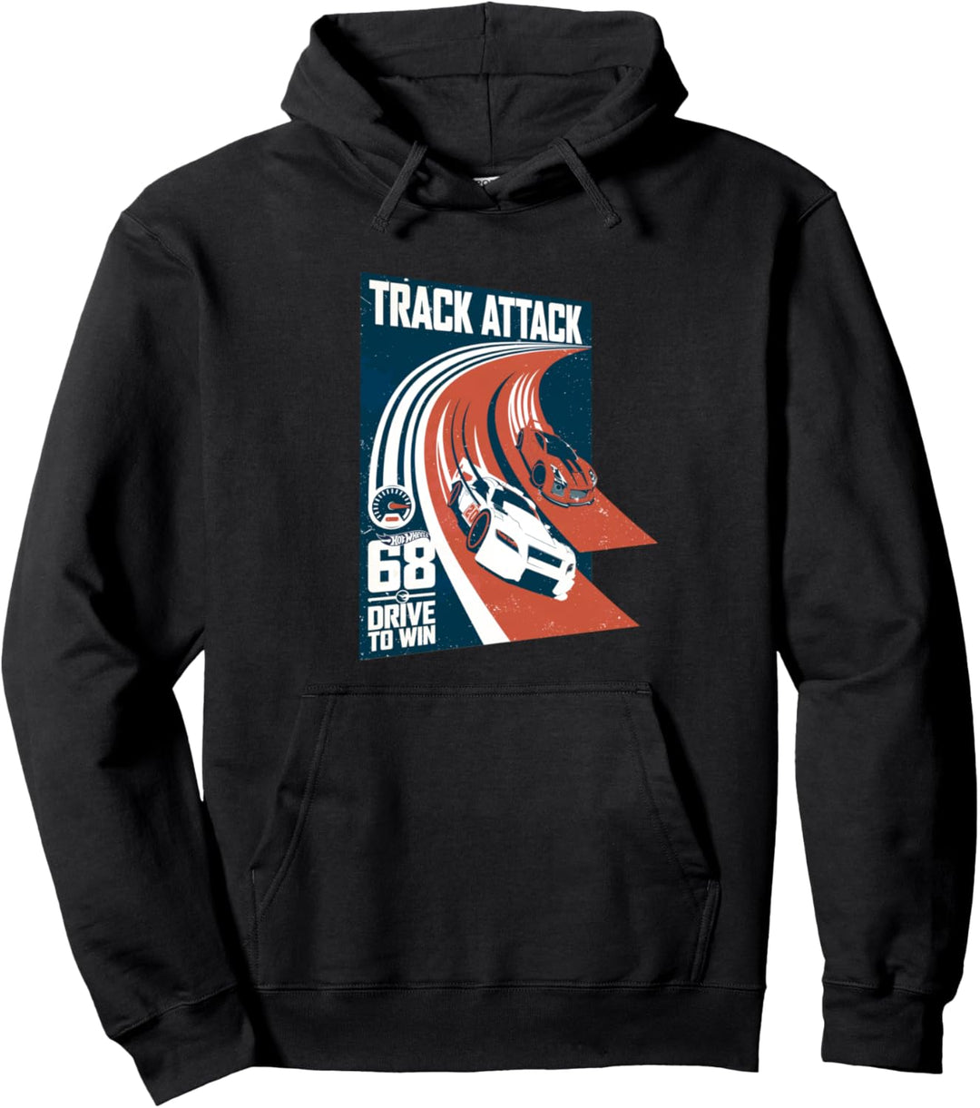Hot Wheels '68 Track Attack Erwachsene Pullover Hoodie