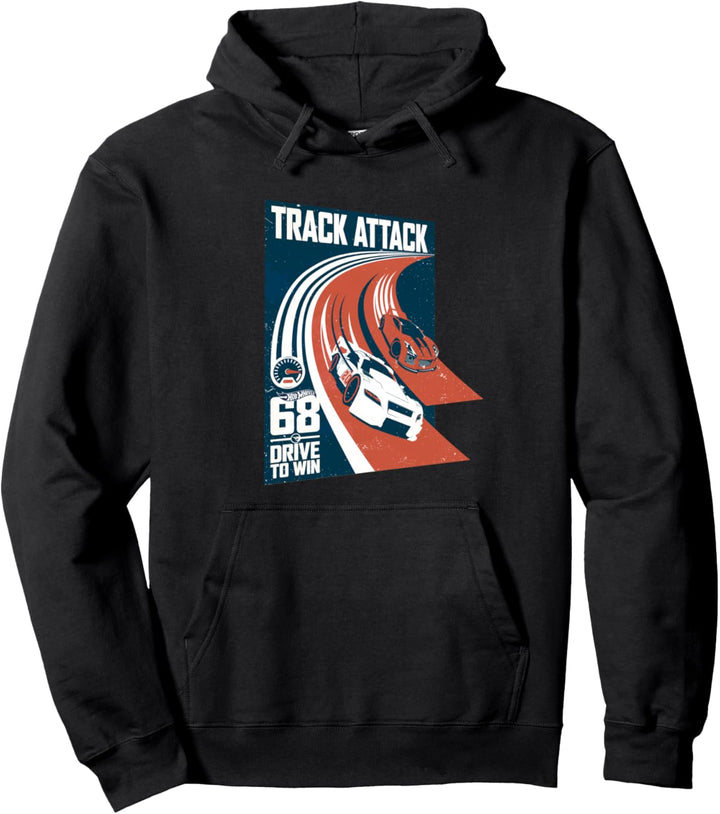 Hot Wheels '68 Track Attack Erwachsene Pullover Hoodie