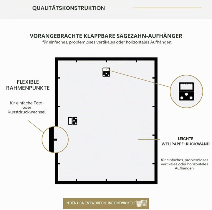 MCS Trendsetter Posterrahmen, 40,6 x 50,8 cm, Schwarz, 40,6 x 50,8 cm 16 x 20 in, 16 x 20 in