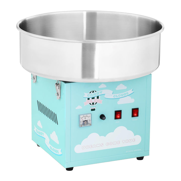 Royal Catering Zuckerwattemaschine Profi Cotton Candy Maschine RCZK-1200-BG (1200 W, Ø 52 cm, 1 Einh