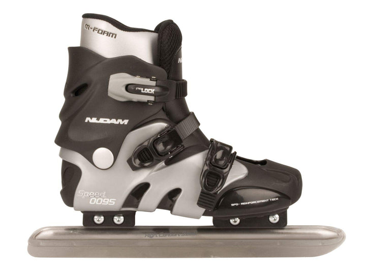 Schreuders Sport Nijdam Speed Skate 44 Schwarz/silber, 44 Schwarz/silber