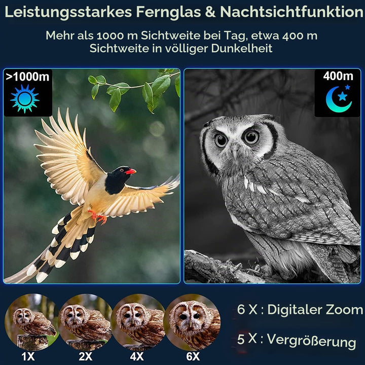 Nachtsichtgerät,Dowesyeen Digitale Ferngla Mit Nachtsicht 3" tft LCD Nachtsichtgeräte Jagd Vorsatzge