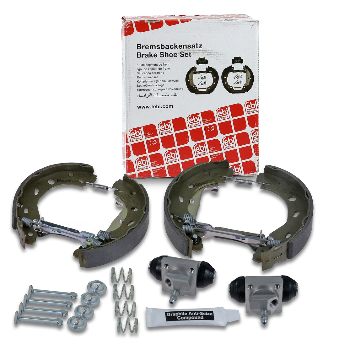 febi bilstein 38619 Bremsbackensatz mit Anbaumaterial , 1 Stück