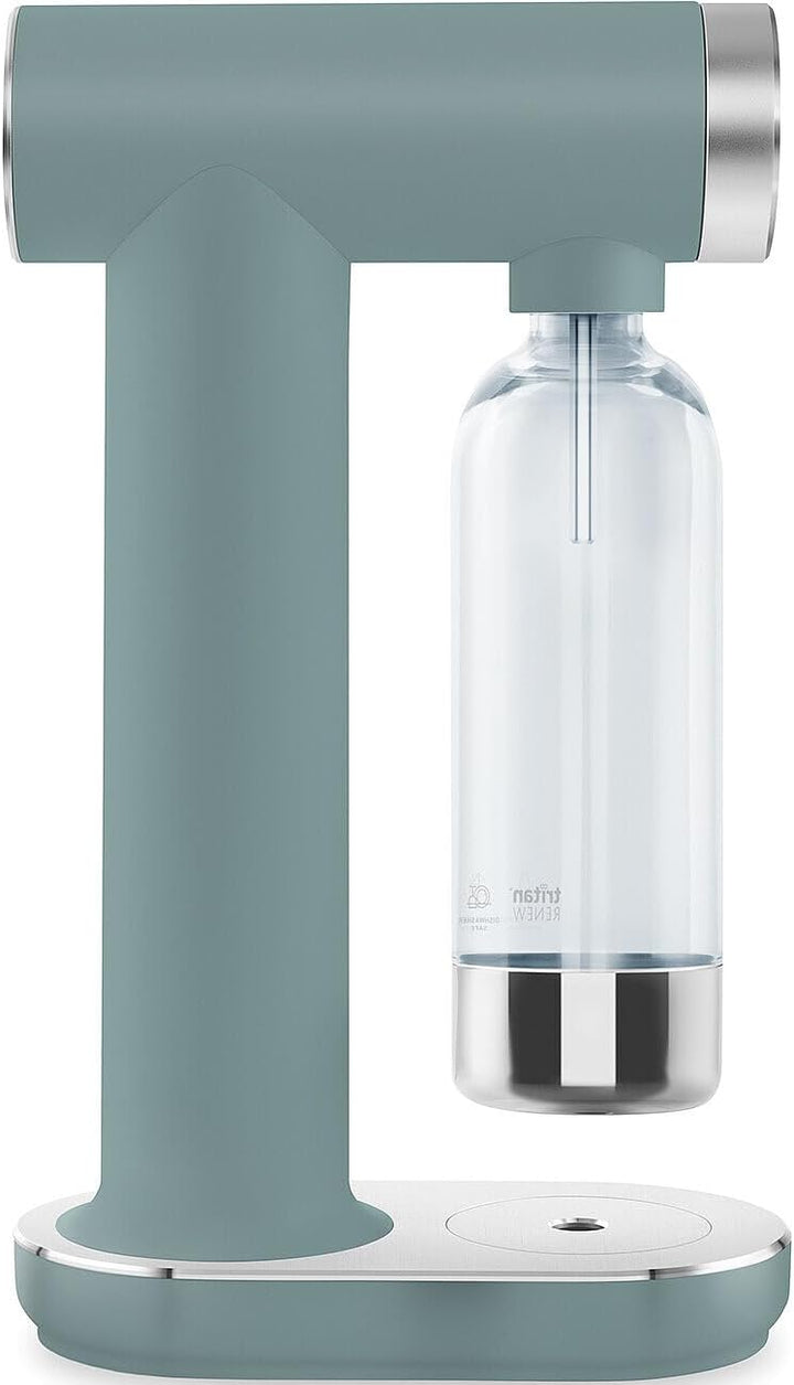 Smeg SKC01EGM Soda Maker, rutschfeste Füsse, platzsparendes Design, 800 ml, Smaragdgrün Einheitsgrös