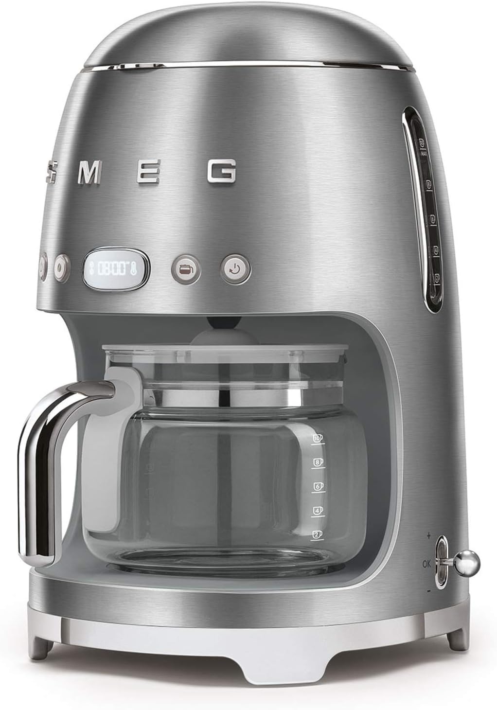 Smeg - Máq. Café Filtro DCF02SSEU, Gebürsteter Edelstahl, Gebürsteter Edelstahl