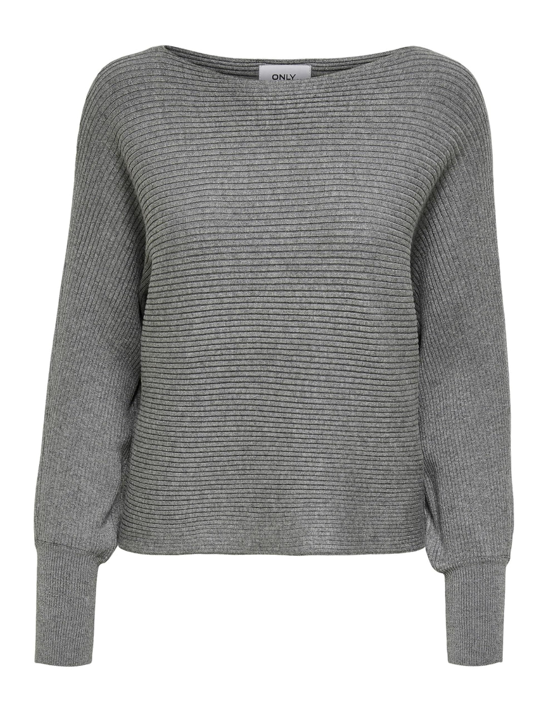 ONLY Damen Onladaline Life L/S Short Pullo KNT Noos Pullover (1er Pack) M Medium Grey Melange, M Med