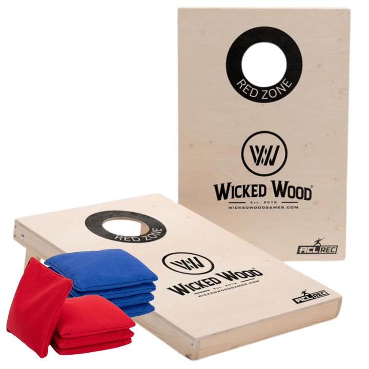 Offizielles Cornhole Set 90x60cm - 2x4 Cornhole Säckchen - EIN offiziell ACL-lizensiertes Set of Cor