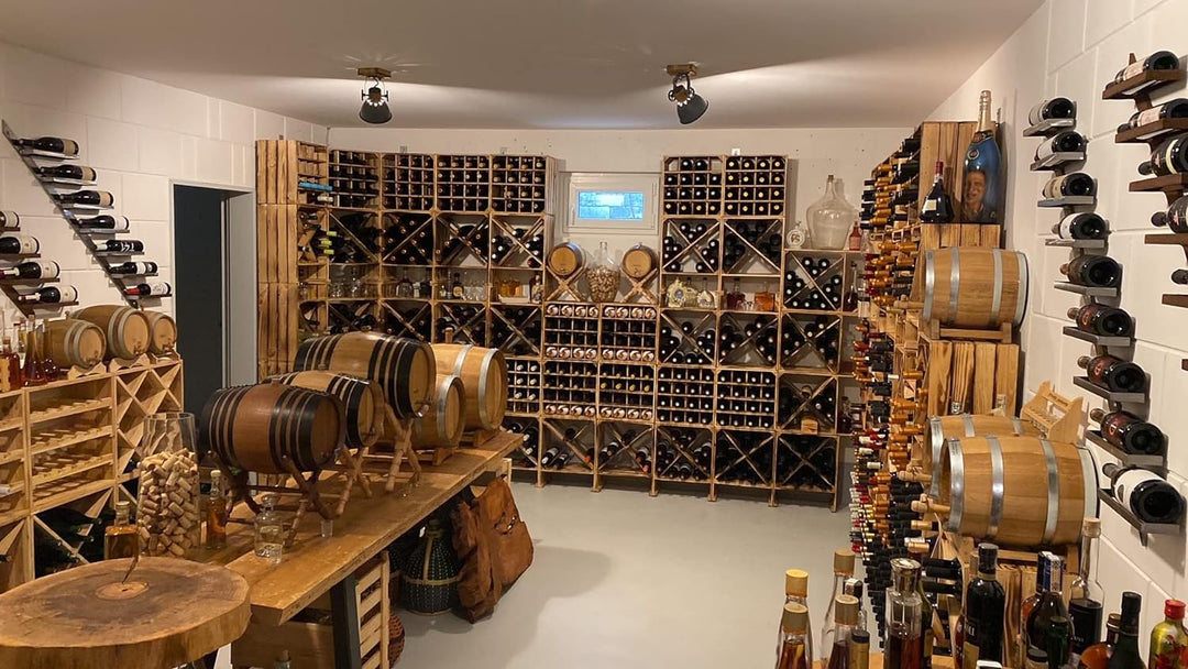 Kistenkolli Altes Land geflammtes Weinregal X Masse 50x40x27cm Regalkiste Flaschenablage Weinregal A