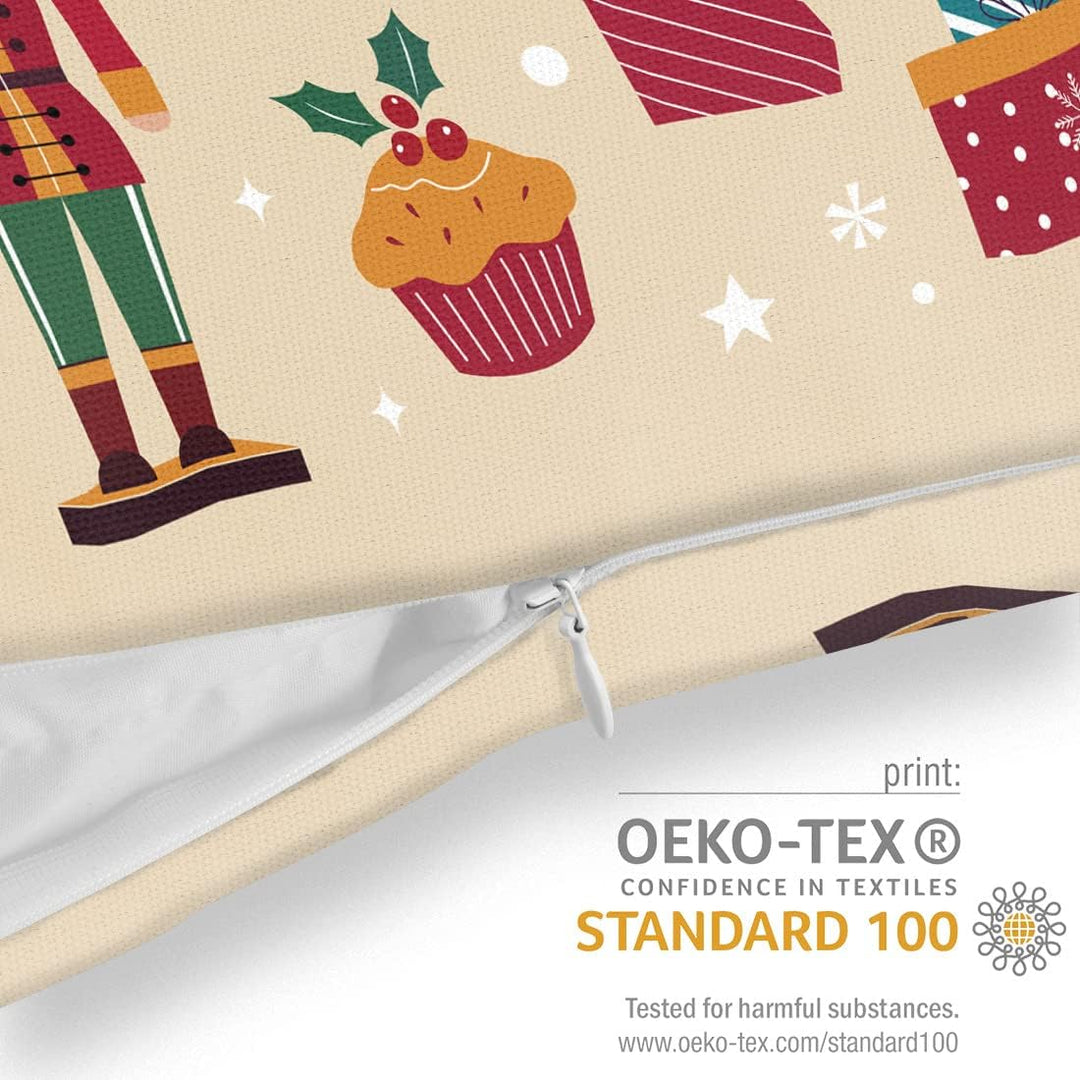 VOID 1 Kissenbezug Kissenhülle Sofakissen Kissen Deko Weihnachten Winter Weihnachtsdeko, Kissen Grös