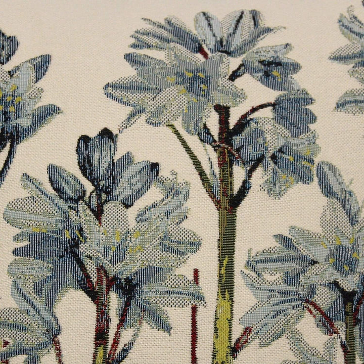 McAlister Textiles Tapestry | Bestickter Kissenbezug Blaue Glockenblumen | 40 x 40cm | gewobenes Blu