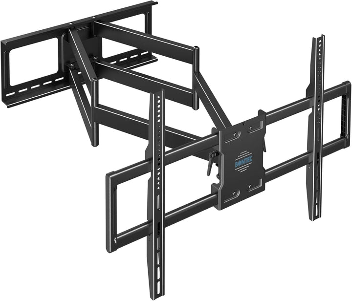 BONTEC TV Wandhalterung für 60–110 Zoll Fernseher bis 125 kg, Doppelarm mit 1016 mm Auszug, neigbar