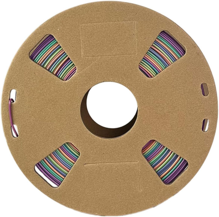 Seiden PLA Filament 3D Drucker Filament 1,75mmc Mehrfarbig Hochglanz Glänzendes Farbwechsel 1KG Roll
