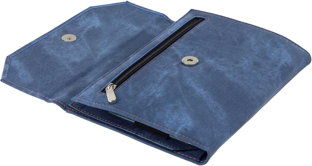 Lykke Geschenk Set - 5" Rundstricknadel zum Wechseln in 12 Grössen von 3,5mm bis 12mm (Indigo), Indi
