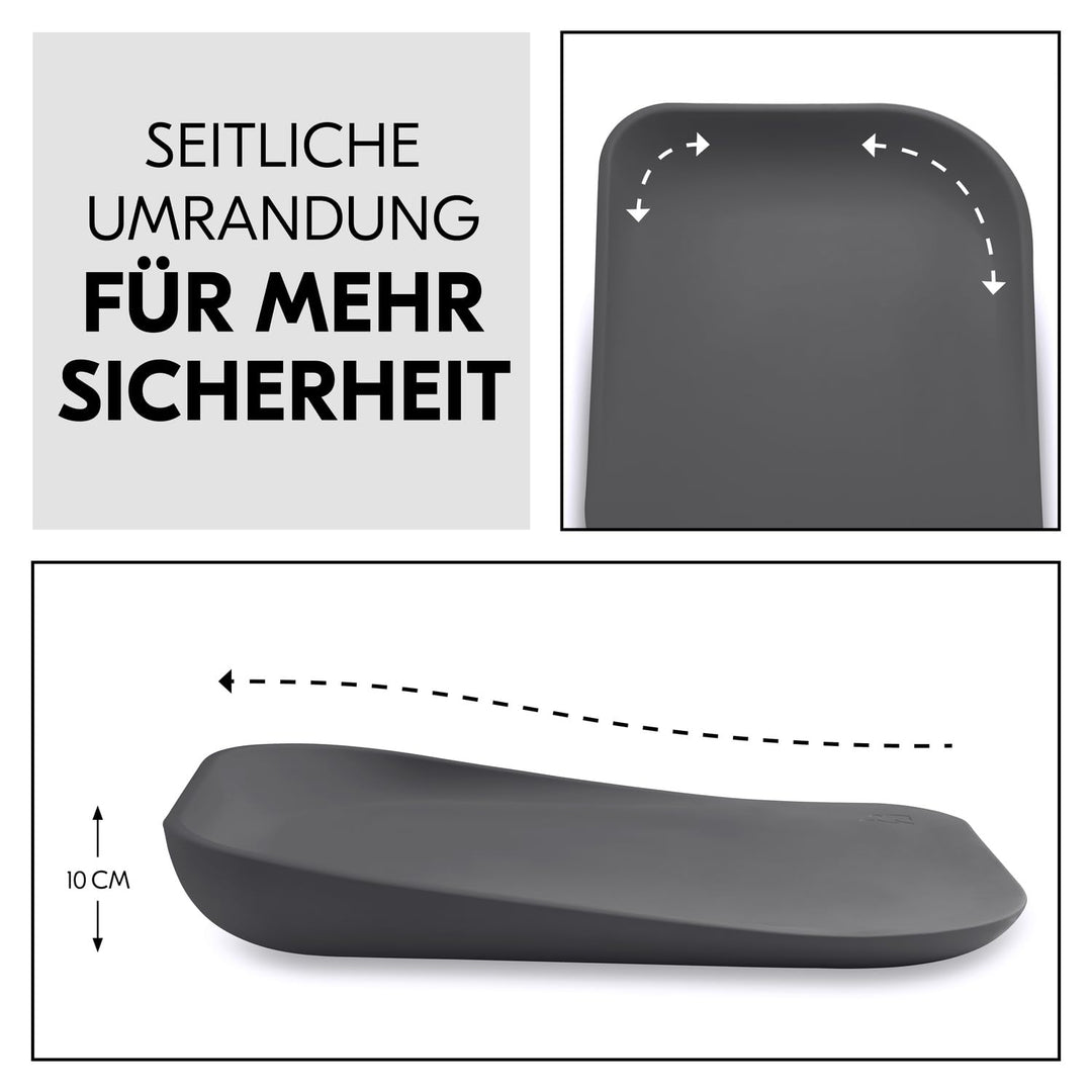 hauck Baby Wickelauflage Change N Clean, Keil Wickeltischunterlage 50 x70 cm, Wickelmatte Schadstoff