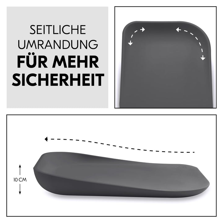 hauck Baby Wickelauflage Change N Clean, Keil Wickeltischunterlage 50 x70 cm, Wickelmatte Schadstoff