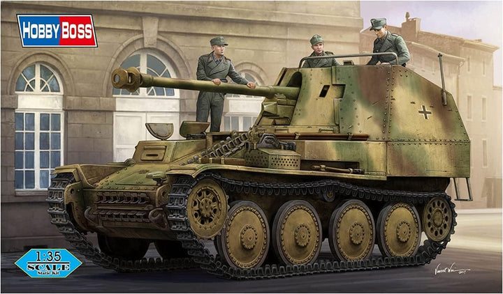 Hobby Boss 080168 Mord Jagdpanzer Sd.Kfz.138 1/35 Marder III AUSF. M, Sd.Kfz. 138, Spät, Geformte Fa