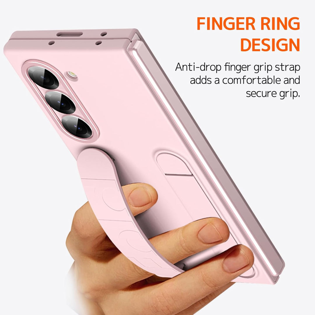 NINKI Für Samsung Galaxy Z Fold 5 hülle Armband Case mit Kickstand Galaxy fold 5 Wristband handyhüll