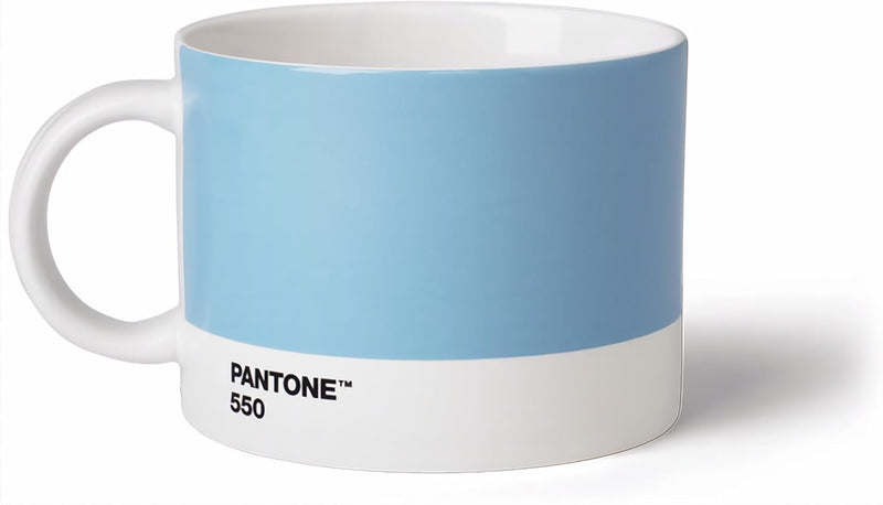 Pantone Teebecher, Porzellan, Light Blue 550, 10.4 x 10.4 x 8 cm, Light Blue 550