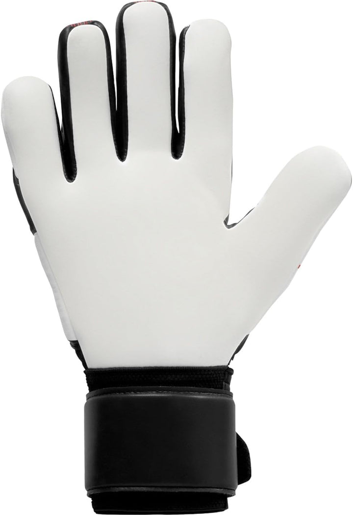 uhlsport Unisex Jugend Powerline Supersoft Hn Fussball Torwarthandschuhe 8 schwarz/rot/weiss, 8 schw