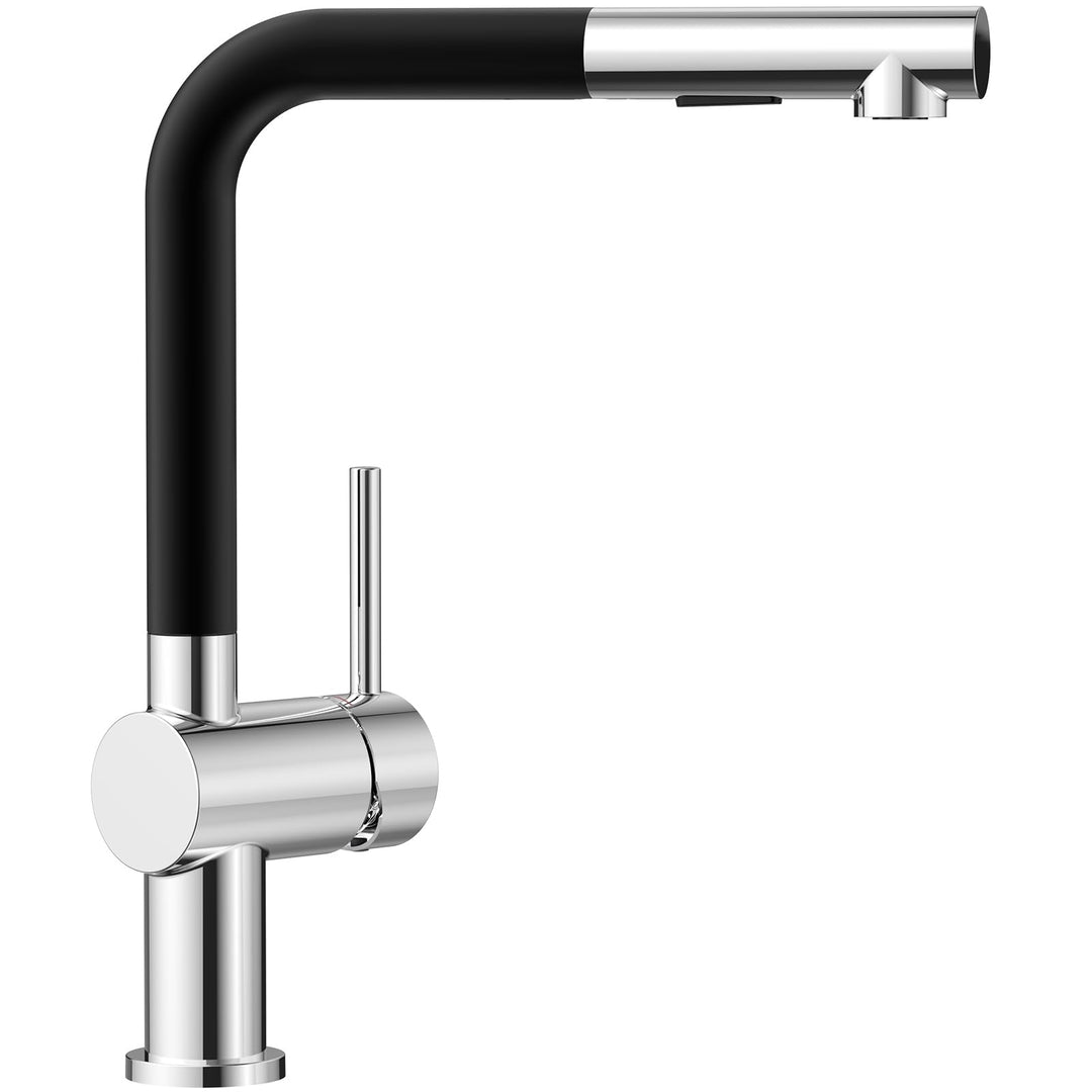 CECIPA Wasserhahn Küche, Küchenarmatur Ausziehbar mit Zwei Strahlmodi, Einhebel Mischbatterie für Sp