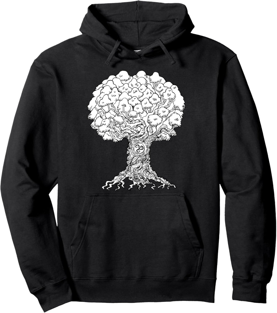 Handgezeichnete spirituelle Natur. Pullover Hoodie