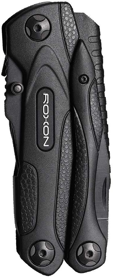 ROXON CM1349 Spark Multitool-Zange, 14-in-1 Multifunktionswerkzeuge, Klappzange, Mehrzweck-Outdoor-Ü