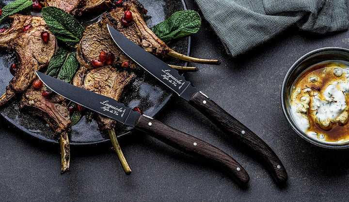 Laguiole Style de Vie Steakmesser Luxury Line, 6-teilig, Wenge holz