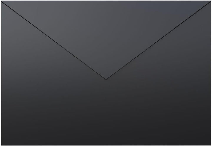 Briefkasten, Design Wandbriefkasten Letter Schwarz - Bravios
