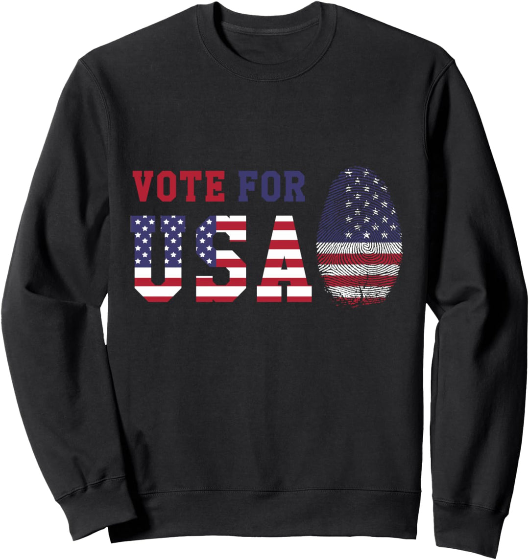USA Flaggenabstimmung für USA Sweatshirt