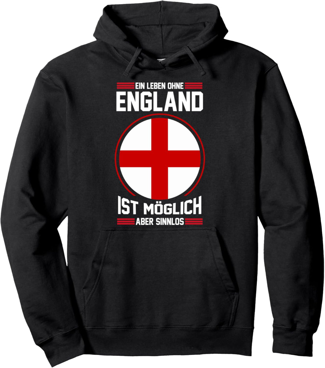 England London England Fan Englische Flagge Engländer Pullover Hoodie