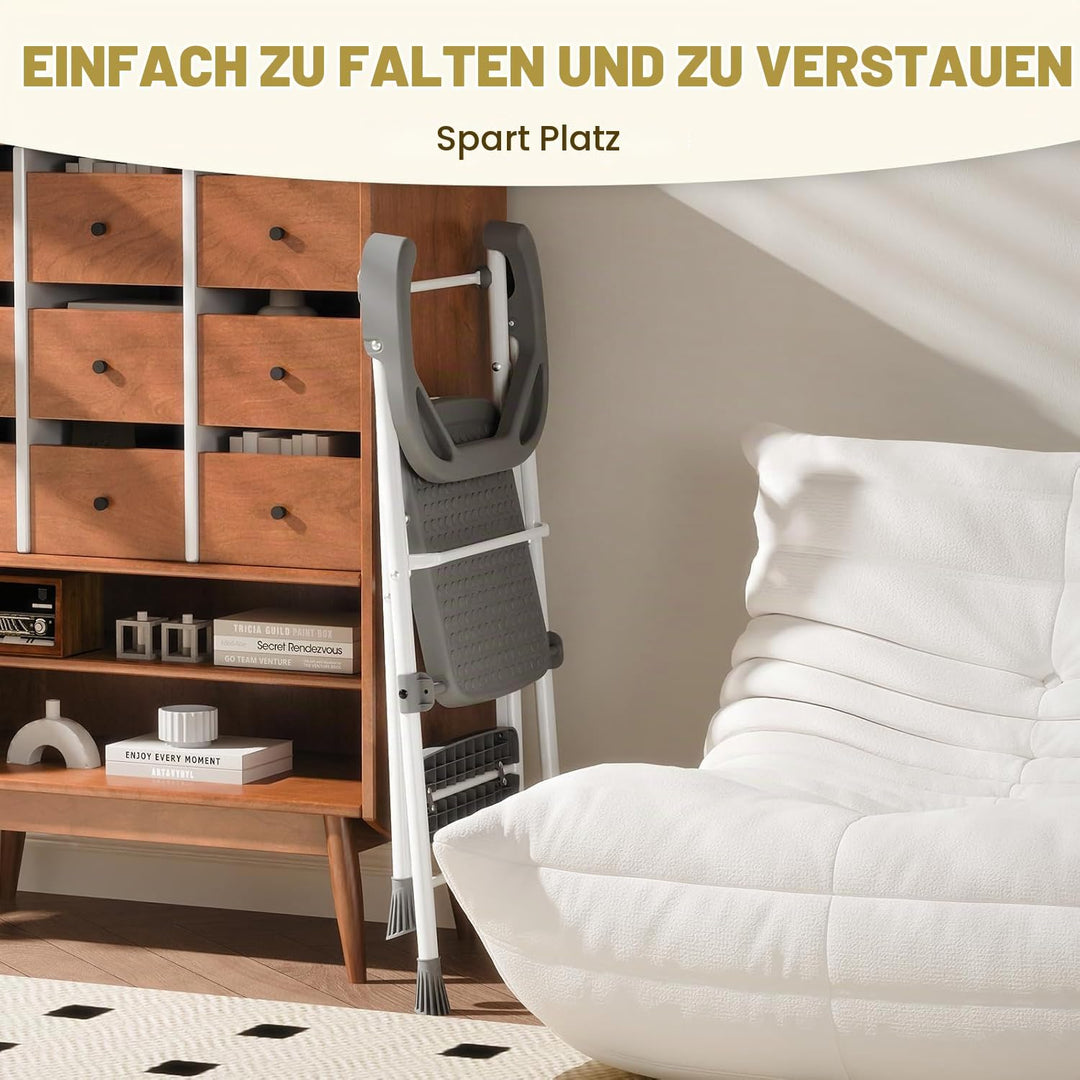 HBTower Lernturm Tower für Kinder, mit Kippschutz &amp; Anti-Rutsch, mit Einer fallsicheren Stange, Leic