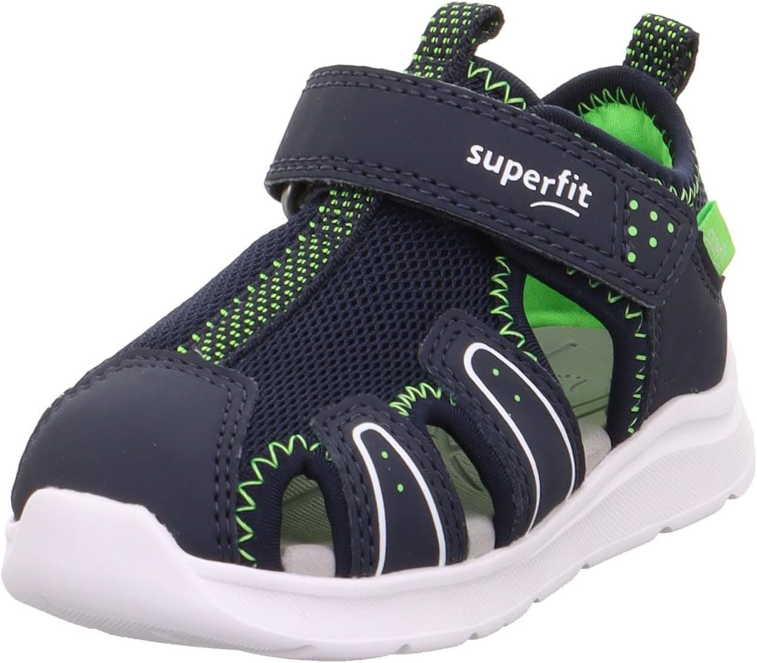 Superfit Jungen Wave Sandale 19 EU Blau Hellgrün 8050, 19 EU Blau Hellgrün 8050