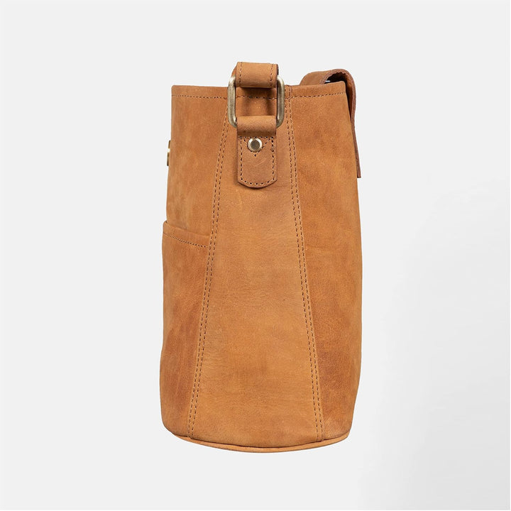 LEABAGS Leder Handtasche Damen I Premium Echtleder Umhängetasche I Damen Schultertasche I Damentasch