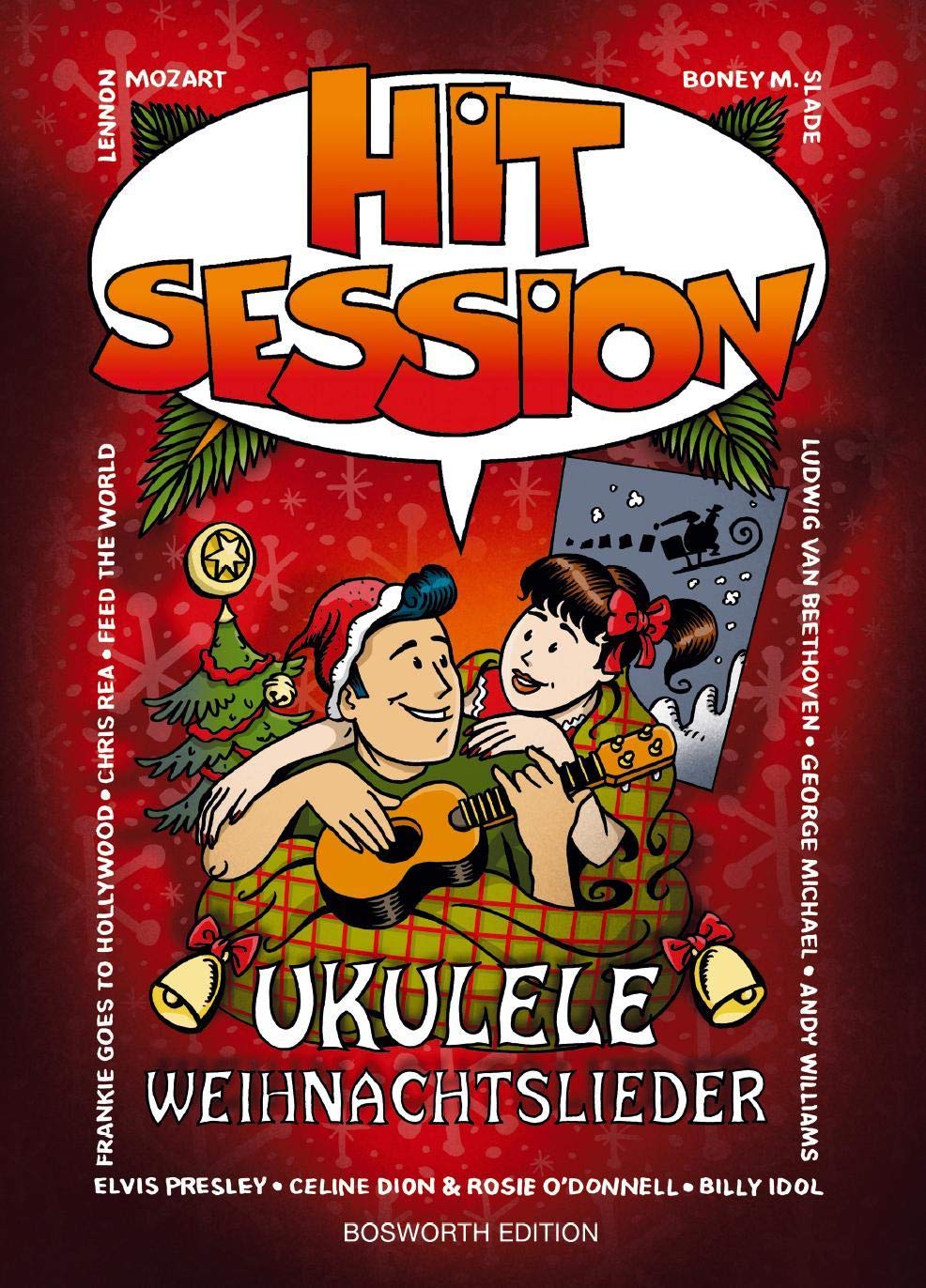 Hit Session Ukulele - Weihnachtslieder: Songbook für Ukulele, Taschenbuch