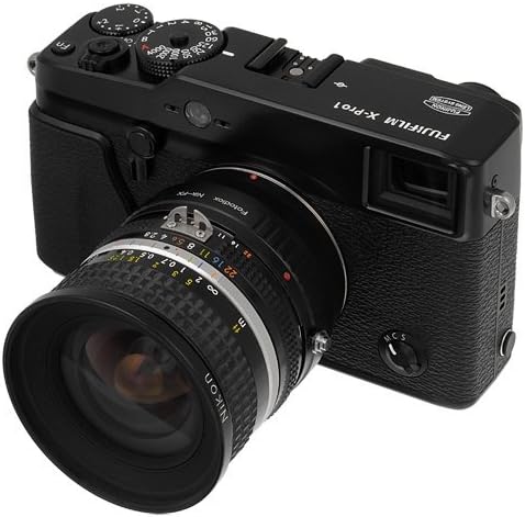 Fotodiox Lens Mount Adapter Compatible with Nikon F-Mount Lenses on Fujifilm X-Mount Cameras Nikon F