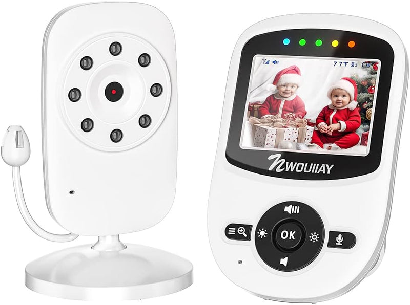 NWOUIIAY Baby Phone Baby Monitor 2.4 GHz Baby Kamera mit LCD Nachtsichtkamera HD Digital Video & Bid