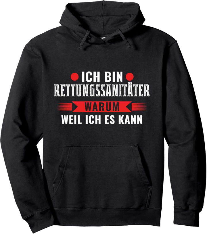 Rettungssanitäter Rettungshelfer Sanitäter Pullover Hoodie