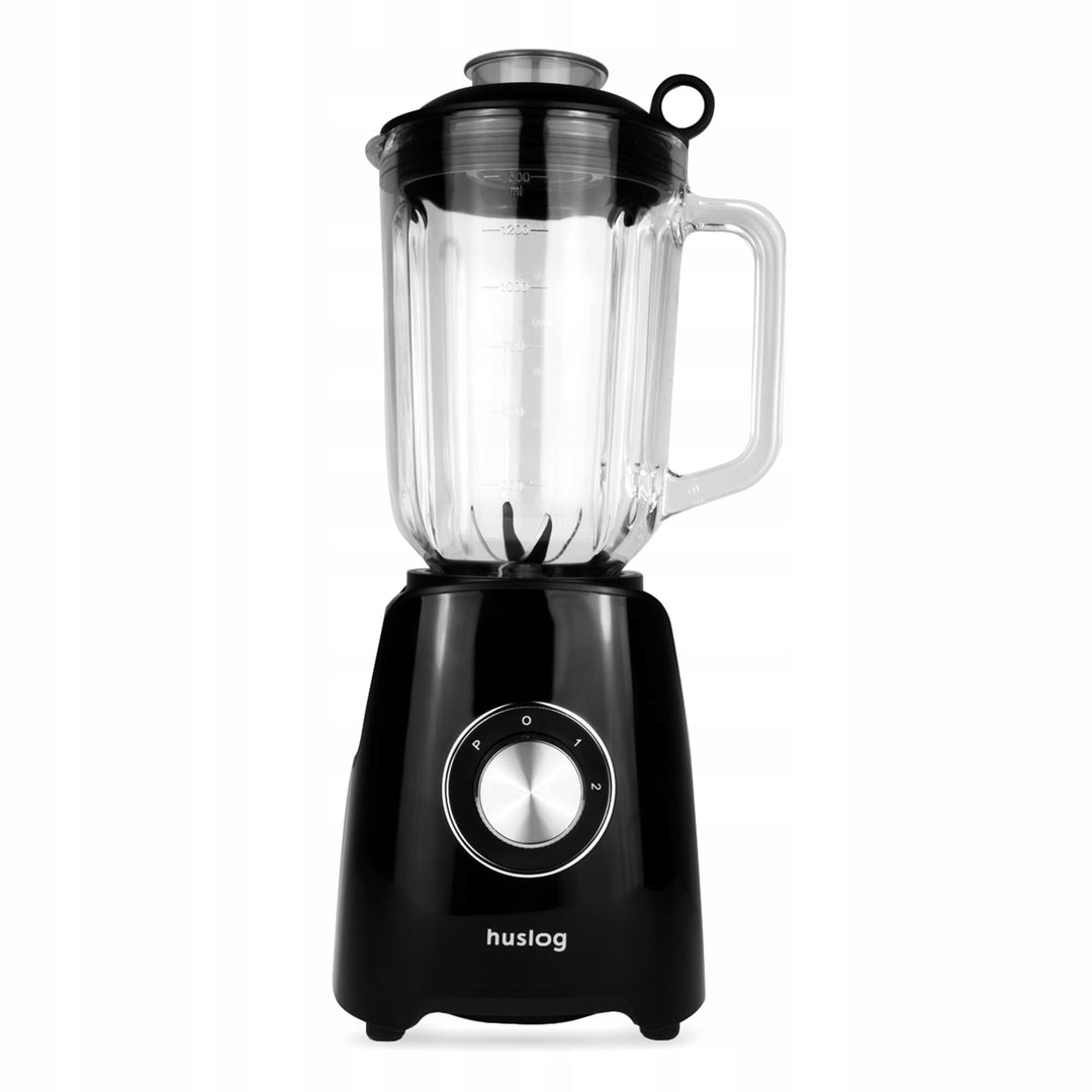Standmixer Bechermixer, Smoothie, Smoothie-maker, Behälter, 1200W, Schwarz, Schwarz HUS1007